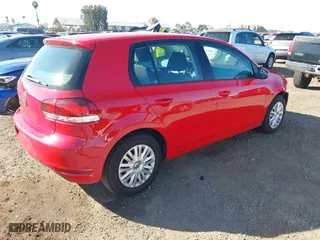2010 Volkswagen Golf with VIN WVWDB7AJ7AW406433, listed as a IAAI auction lot 41651939 with 111,286 mi miles. Bid and sale history available at carsss.com. Image 4.