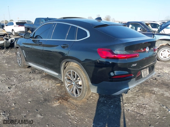 2020 BMW X4 xDrive30i with VIN 5UX2V1C00L9C35589, listed as a IAAI auction lot 41425163 with 1 mi miles. Bid and sale history available at carsss.com. Image 3.