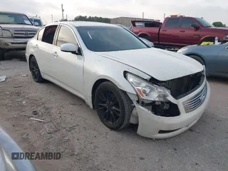 2008 Infiniti G35 Sedan Journey with VIN JNKBV61E78M219502, listed as a IAAI auction lot 42078071 with 214,825 mi miles. Bid and sale history available at carsss.com. Image 1.