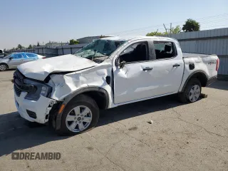 2024 Ford Ranger XL with VIN 1FTER4PH4RLE25246, listed as a Copart auction lot 65661234 with 328 mi miles and Salvage Title. Bid and sale history available at carsss.com. Image 1.