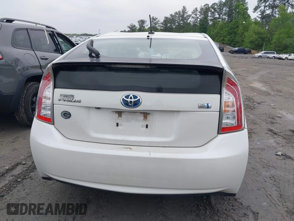 2012 Toyota Prius One with VIN JTDKN3DU4C5514496, listed as a IAAI auction lot 42123946 with 215,115 mi miles and . Bid and sale history available at DreamBid. Image 16.
