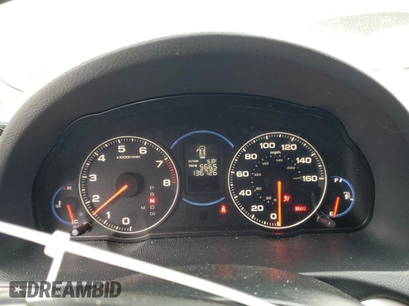 2005 Acura TSX with VIN JH4CL96915C008479, listed as a Copart auction lot 63793415 with 136,726 mi miles and Salvage title. Bid and sale history available at DreamBid. Image 9.
