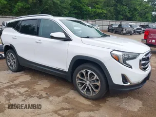 2020 GMC Terrain SLT z VIN 3GKALVEV1LL257659, wystawiony jako IAAI lot #42225527 z przebiegiem 106 377 mil mil oraz . Historia ofert i sprzedaży dostępna na DreamBid. Obrazek 1.