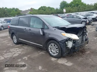 2011 Toyota Sienna XLE AAS with VIN 5TDYK3DC1BS129612, listed as a IAAI auction lot 42352211 with 283,626 mi miles and . Bid and sale history available at DreamBid. Image 1.