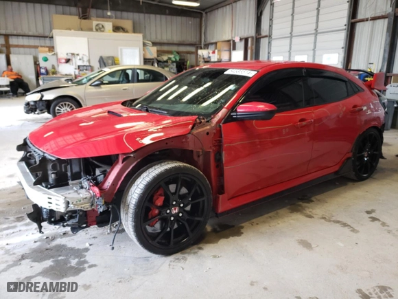 2018 Honda Civic Type R Touring with VIN SHHFK8G72JU204595, listed as a Copart auction lot 54585514 with 95,453 mi miles and Salvage Title. Bid and sale history available at carsss.com. Image 1.