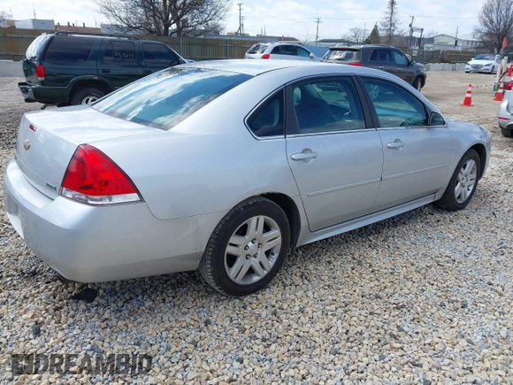 2013 Chevrolet Impala LT with VIN 2G1WG5E36D1235835, listed as a IAAI auction lot 41866890 with 121,742 mi miles and . Bid and sale history available at DreamBid. Image 4.