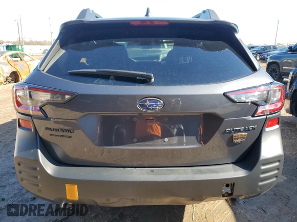 2025 Subaru Outback Wilderness with VIN 4S4BTGUD4S3167531, listed as a Copart auction lot 87929975 with 2,511 mi miles and Salvage Title. Bid and sale history available at carsss.com. Image 6.