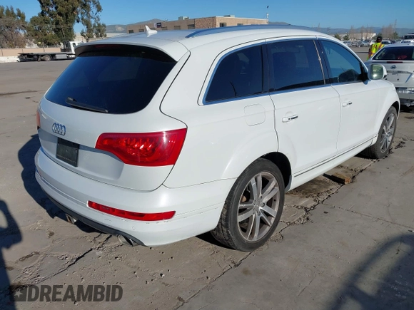 2014 Audi Q7 3.0L TDI Prestige with VIN WA1VMAFEXED008703, listed as a IAAI auction lot 41689471 with 49,658 mi miles. Bid and sale history available at carsss.com. Image 4.
