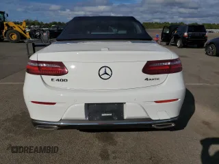2018 Mercedes-Benz E-Class E 400 with VIN WDD1K6GBXJF065418, listed as a Copart auction lot 71732944 with 5,252 mi miles and Salvage Title. Bid and sale history available at carsss.com. Image 6.
