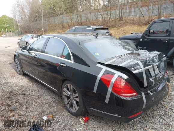 2015 Mercedes-Benz S 550 with VIN WDDUG8FB9FA111742, listed as a IAAI auction lot 42038153 with 119,711 mi miles and . Bid and sale history available at DreamBid. Image 3.