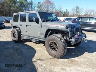 2019 Jeep Wrangler Unlimited Rubicon с VIN 1C4HJXFN7KW513290, выставлен на аукционе IAAI как лот 41129146 с пробегом 59 416 миль миль и . История ставок и продаж доступна на DreamBid. Изображение 1.