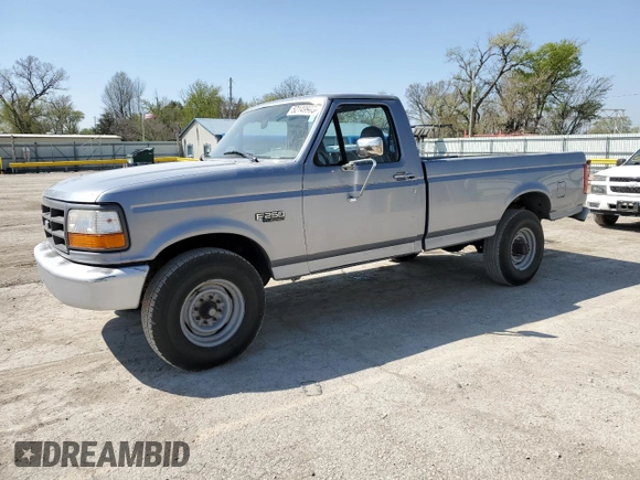 1996 Ford F-250 with VIN 2FTHF25H6TCA54802, listed as a Copart auction lot 52149905 with 71,928 mi miles and Salvage Title. Bid and sale history available at carsss.com. Image 1.