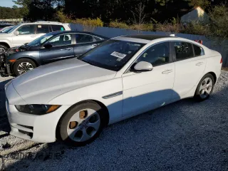2018 Jaguar XE 25t with VIN SAJAR4FX7JCP27482, listed as a Copart auction lot 81964804 with 129,113 mi miles and Clean Title. Bid and sale history available at carsss.com. Image 1.
