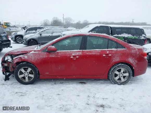 2012 Chevrolet Cruze LT w/1LT with VIN 1G1PF5SC8C7209122, listed as a IAAI auction lot 41609089 with 122,112 mi miles. Bid and sale history available at carsss.com. Image 14.