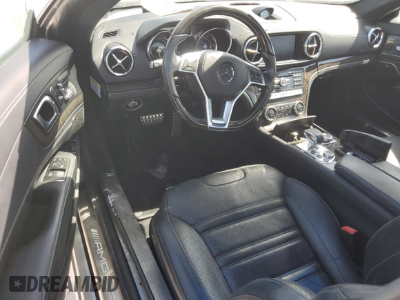 2013 Mercedes-Benz SL 63 AMG with VIN WDDJK7EA6DF015846, listed as a Copart auction lot 76460724 with Not provided miles and Salvage title. Bid and sale history available at DreamBid. Image 8.