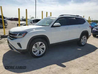 2023 Volkswagen Atlas SE with VIN 1V2HR2CA6PC534636, listed as a Copart auction lot 57230195 with 21,961 mi miles and Salvage title. Bid and sale history available at DreamBid. Image 1.
