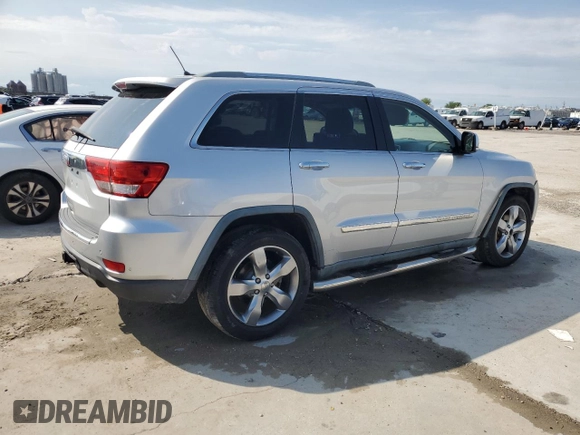 2011 Jeep Grand Cherokee Overland with VIN 1J4RS6GG6BC554856, listed as a Copart auction lot 55994505 with 181,516 mi miles and Salvage title. Bid and sale history available at DreamBid. Image 3.
