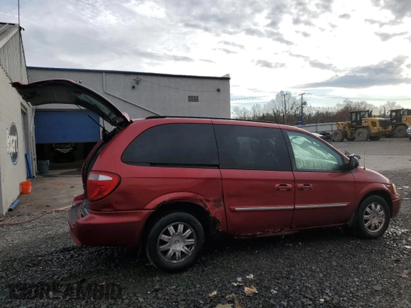 2007 Chrysler Town & Country LWB Touring with VIN 2A4GP54L47R267129, listed as a Copart auction lot 83315144 with 160,295 mi miles and Salvage Title. Bid and sale history available at carsss.com. Image 3.