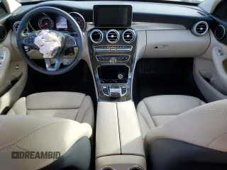 2016 Mercedes-Benz C 300 with VIN WDDWF4JB7GR145676, listed as a Copart auction lot 50071765 with 43,350 mi miles and Salvage Title. Bid and sale history available at carsss.com. Image 8.