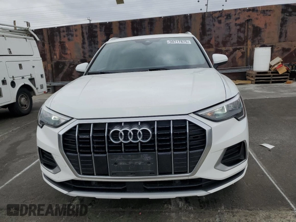 2021 Audi Q3 Premium with VIN WA1AUCF39M1061658, listed as a Copart auction lot 50717875 with 87,363 mi miles and Salvage title. Bid and sale history available at DreamBid. Image 5.