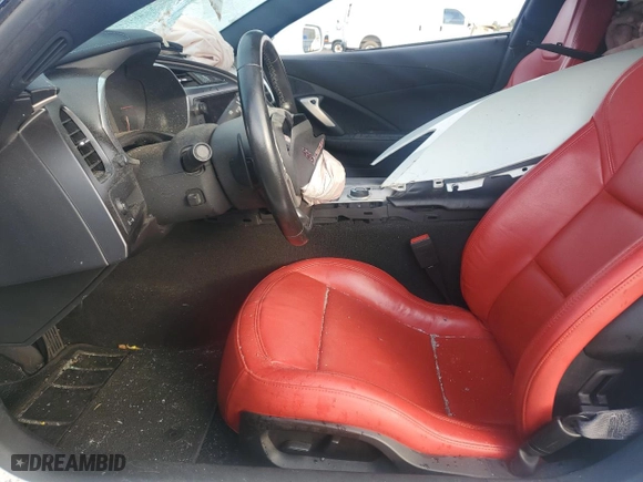 2019 Chevrolet Corvette 1LT with VIN 1G1YA2D74K5117324, listed as a Copart auction lot 86657994 with 0 mi miles and Salvage Title. Bid and sale history available at carsss.com. Image 7.