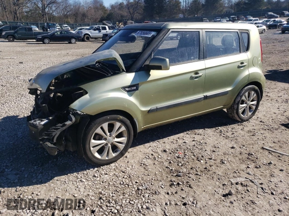 2013 Kia Soul with VIN KNDJT2A56D7513994, listed as a Copart auction lot 87856665 with 198,849 mi miles and Salvage Title. Bid and sale history available at carsss.com. Image 1.