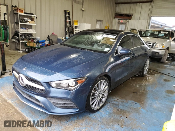 2020 Mercedes-Benz CLA 250 with VIN WDD5J4GB8LN029129, listed as a Copart auction lot 44727974 with 65,172 mi miles and . Bid and sale history available at DreamBid. Image 1.