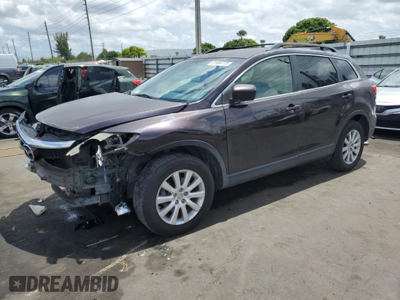 2008 Mazda CX-9 Touring with VIN JM3TB38V180145415, listed as a Copart auction lot 61604775 with 196,379 mi miles and Salvage title. Bid and sale history available at DreamBid. Image 1.