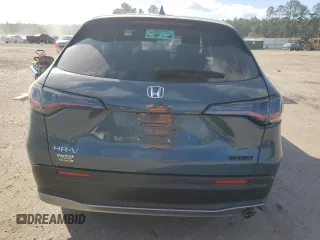 2023 Honda HR-V Sport with VIN 3CZRZ1H55PM711424, listed as a Copart auction lot 85535004 with 45,913 mi miles and Salvage Title. Bid and sale history available at carsss.com. Image 6.
