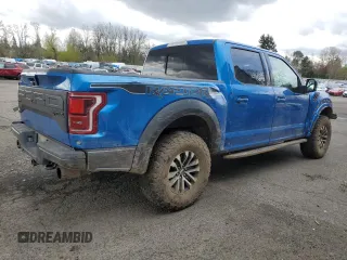 2019 Ford F-150 Raptor with VIN 1FTFW1RG5KFB89789, listed as a Copart auction lot 80231564 with 34,752 mi miles and Salvage Title. Bid and sale history available at carsss.com. Image 3.