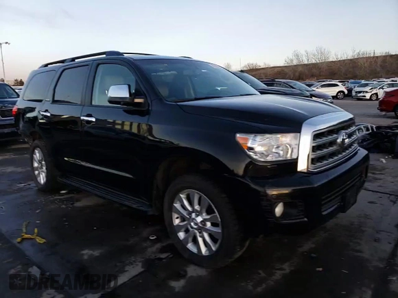 2012 Toyota Sequoia Platinum with VIN 5TDDY5G14CS065313, listed as a Copart auction lot 85329514 with 152,313 mi miles and Salvage Title. Bid and sale history available at carsss.com. Image 14.