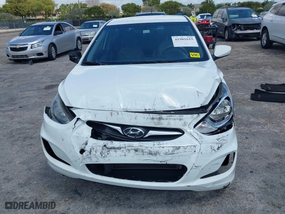 2013 Hyundai Accent GL with VIN KMHCT5AE1DU092600, listed as a IAAI auction lot 41901615 with 126,327 mi miles. Bid and sale history available at carsss.com. Image 12.