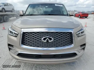 2020 Infiniti QX80 LUXE with VIN JN8AZ2NE0L9251521, listed as a Copart auction lot 44682925 with 46,986 mi miles and Salvage Title. Bid and sale history available at carsss.com. Image 5.