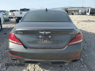 2019 Genesis G70 Dynamic with VIN KMTG34LE1KU024423, listed as a Copart auction lot 44571725 with Not Provided miles and Salvage Title. Bid and sale history available at DreamBid. Image 6.