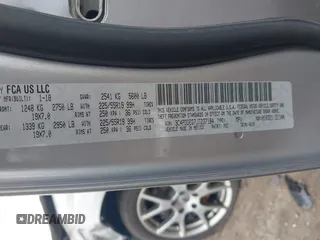 2018 Dodge Journey GT with VIN 3C4PDDEG7JT237184, listed as a IAAI auction lot 42670055 with 125,025 mi miles and . Bid and sale history available at DreamBid. Image 9.
