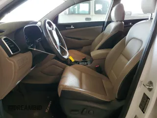 2021 Hyundai Tucson Ultimate with VIN KM8J3CAL0MU339969, listed as a Copart auction lot 58592275 with 20,953 mi miles and Salvage title. Bid and sale history available at DreamBid. Image 7.