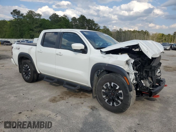 2023 Nissan Frontier Pro-X with VIN 1N6ED1EJ6PN661933, listed as a Copart auction lot 52496135 with 28,533 mi miles and Salvage title. Bid and sale history available at DreamBid. Image 4.