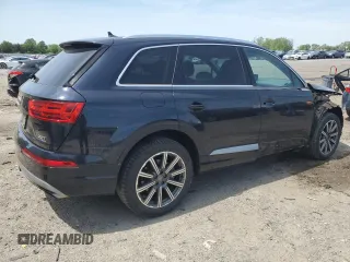 2017 Audi Q7 Premium Plus with VIN WA1LAAF7XHD033350, listed as a Copart auction lot 54946615 with 136,934 mi miles and Salvage Title. Bid and sale history available at DreamBid. Image 3.