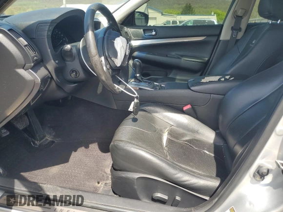 2010 Infiniti G37 x with VIN JN1CV6AR4AM252927, listed as a Copart auction lot 54189875 with 214,373 mi miles and Salvage Title. Bid and sale history available at carsss.com. Image 7.