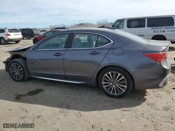 2018 Acura TLX w/Advance Pkg with VIN 19UUB3F7XJA006760, listed as a Copart auction lot 43047455 with 30,299 mi miles and Salvage Title. Bid and sale history available at carsss.com. Image 2.