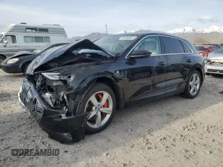 2019 Audi e-tron Prestige with VIN WA1VAAGE0KB008725, listed as a Copart auction lot 52189895 with 36,771 mi miles and Salvage Title. Bid and sale history available at DreamBid. Image 1.