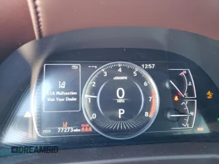 2020 Lexus ES with VIN 58ADZ1B18LU063593, listed as a Copart auction lot 46476125 with 77,273 mi miles and Salvage Title. Bid and sale history available at carsss.com. Image 9.