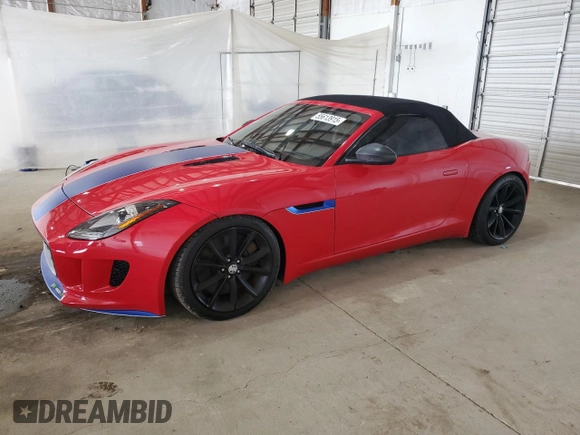 2014 Jaguar F-Type S with VIN SAJWA6FC6E8K04436, listed as a Copart auction lot 55613915 with 96,888 mi miles and Clean Title. Bid and sale history available at DreamBid. Image 1.