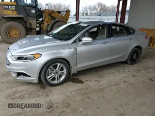 2018 Ford Fusion SE with VIN 3FA6P0HD1JR176737, listed as a Copart auction lot 50073395 with 123,865 mi miles and Clean Title. Bid and sale history available at carsss.com. Image 1.