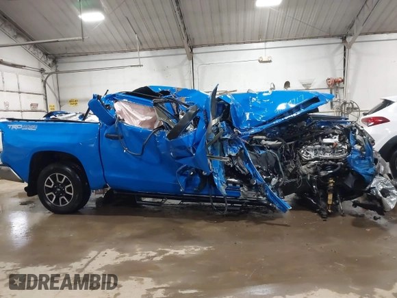 2021 Toyota Tundra SR5 with VIN 5TFDY5F11MX007642, listed as a IAAI auction lot 41619717 with Not provided miles and . Bid and sale history available at DreamBid. Image 12.