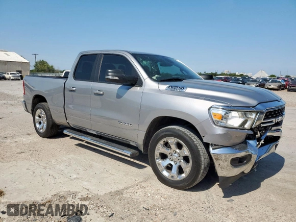 2022 Ram 1500 Big Horn with VIN 1C6RREBT2NN190449, listed as a Copart auction lot 57253495 with 88,735 mi miles and Salvage title. Bid and sale history available at DreamBid. Image 4.