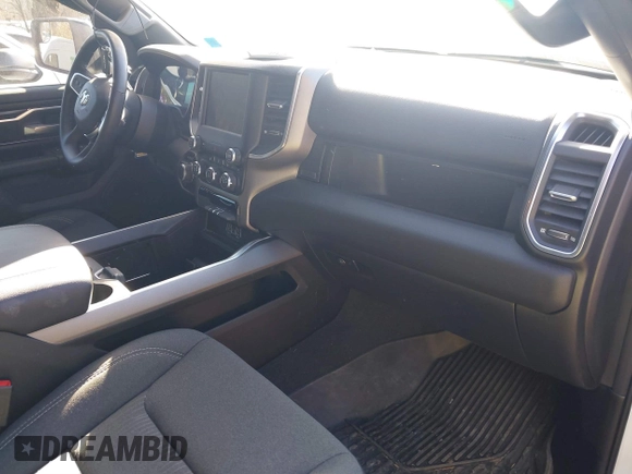 2024 Ram 1500 Big Horn with VIN 1C6SRFFT1RN142853, listed as a IAAI auction lot 41722121 with 16,566 mi miles and . Bid and sale history available at DreamBid. Image 5.