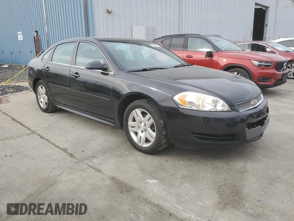 2013 Chevrolet Impala LT with VIN 2G1WG5E39D1232475, listed as a Copart auction lot 53797565 with 163,323 mi miles and Salvage Title. Bid and sale history available at DreamBid. Image 4.
