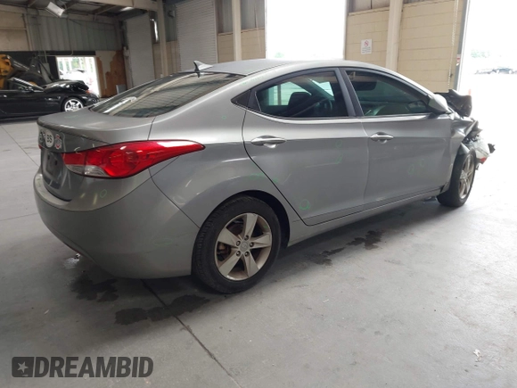 2011 Hyundai Elantra GLS with VIN KMHDH4AE2BU114150, listed as a IAAI auction lot 42386738 with 106,304 mi miles and . Bid and sale history available at DreamBid. Image 4.