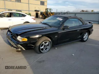 1995 Ford Mustang z VIN 1FALP45T0SF123998, wystawiony jako Copart lot #88265035 z przebiegiem 60 249 mil mil oraz Szkoda całkowita • Salvage title. Historia ofert i sprzedaży dostępna na DreamBid. Obrazek 1.
